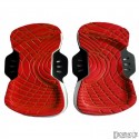 Set Pad & strap Fluid Rojo